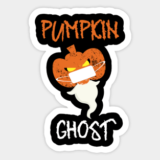 Funny Halloween costume party Pumpkin Ghost Gift Sticker